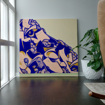 Large Canvas Painting